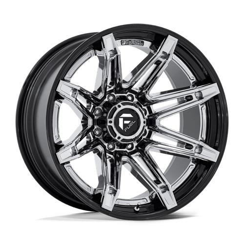 FC401 BRAWL CHROME W/ GLOSS BLACK LIP 12x22 8/165,1 ET-44 CB125,1 60°