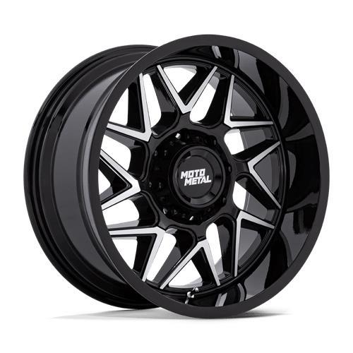 MO812 TURBINE GLOSS BLACK W/ MACHINED FACE 10x20 6/139,7 ET-18 CB106,1 60°