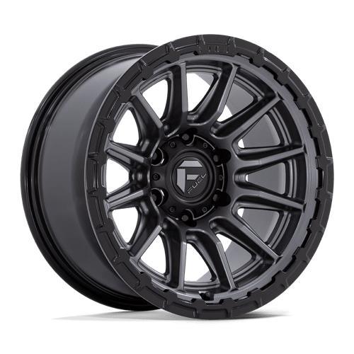 FC866 PISTON MATTE GUNMETAL W/ GLOSS BLACK LIP 9x17 5/127 ET1 CB71,5 60°