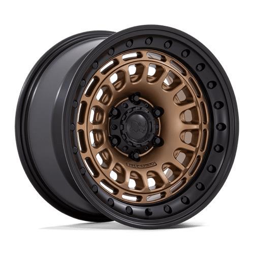 BR014 SAHARA MATTE BRONZE W/ GLOSS BLACK LIP 9x17 5/127 ET-12 CB71,5 60°