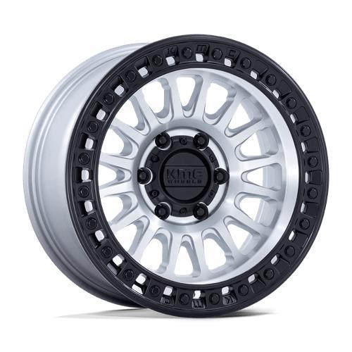 KM552 IMS MACHINED W/ MATTE BLACK LIP 8,5x17 6/139,7 ET-10 CB106,1 60°