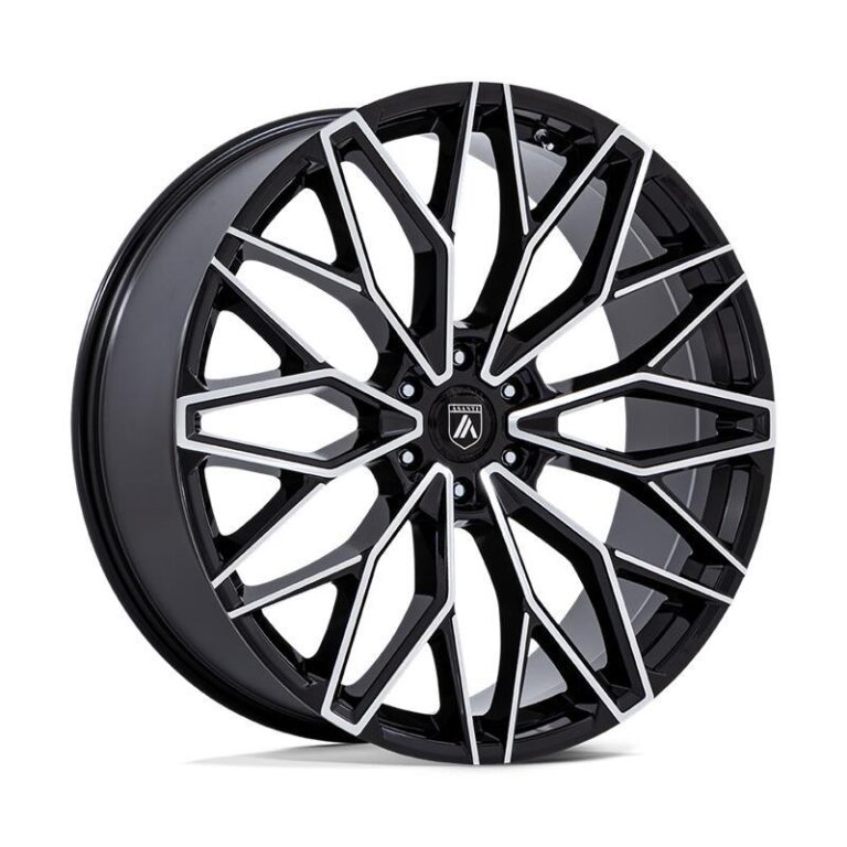 AB050 MOGUL 6 GLOSS BLACK W/ MACHINED FACE 9,5x22 6/135 ET25 CB87,1 60°
