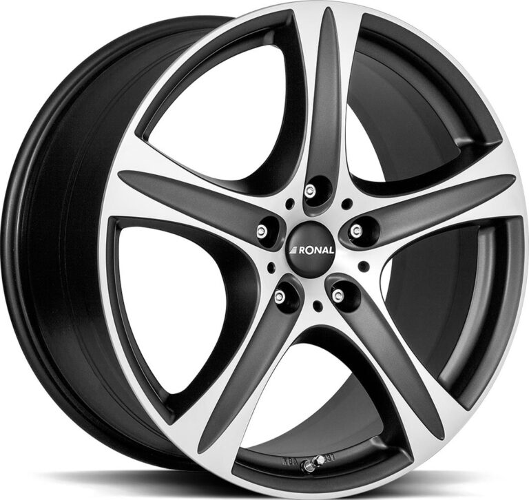 RONAL R55 SUV Matt Black Front Cut 9x19 5/114,3 ET40 CB82,0 60°