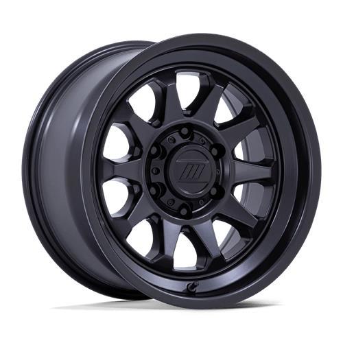 PA203 BEACON MATTE BLACK 8,5x17 6/135 ET0 CB87,1 60°