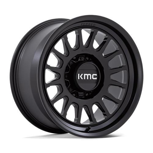 KM452 IMPACT FORGED MONOBLOCK SATIN BLACK 9x18 8/180 ET18 CB124,2 60°