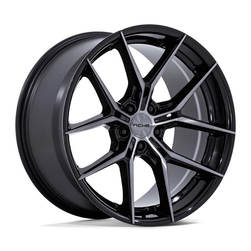 NC279 PRODIGY 5 GLOSS BLACK DARK TINTED CLEAR 8,5x18 5/112 ET42 CB66,6 60°