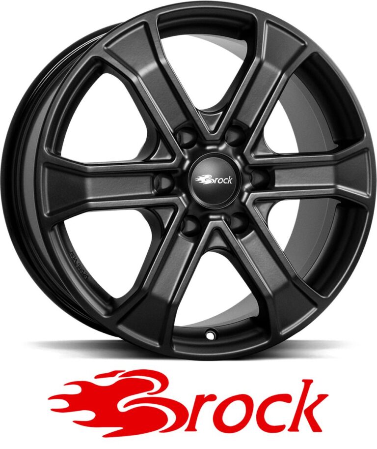 BROCK RC31 Satin Black Matt 8x18 6/139,7 ET55 CB95,1 Flat