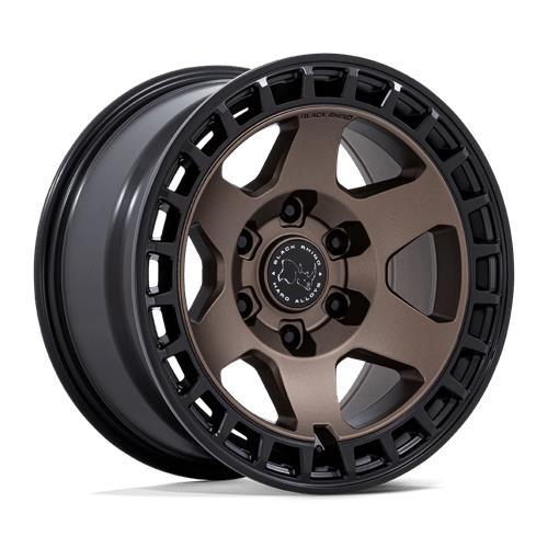 BR022 BAHARI BURNT BRONZE W/ MATTE BLACK LIP 8,5x17 6/139,7 ET25 CB106,1 60°
