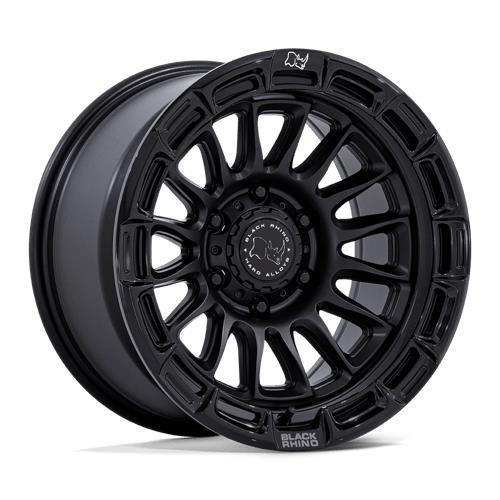 BR025 RIVAL MATTE BLACK W/ GLOSS BLACK LIP 8,5x17 6/139,7 ET25 CB106,1 60°