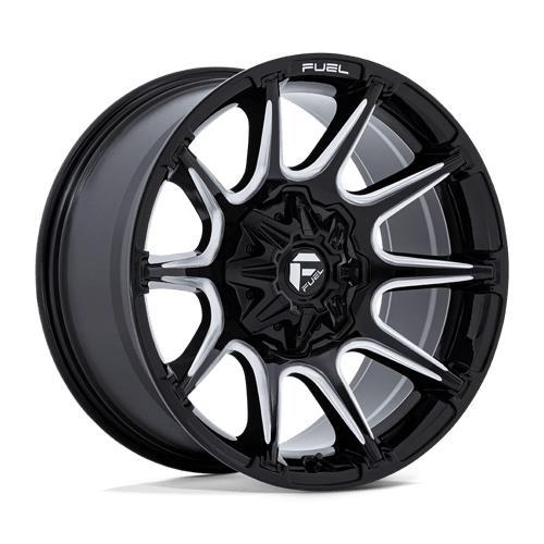 FC880 SUPER C GLOSS BLACK MILLED 10x22 8/180 ET-18 CB124,2 60°