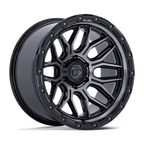 FC881 SURGE GLOSS BLACK MACHINED W/ GRAY TINT 10x20 5/127 ET-18 CB71,5 60°