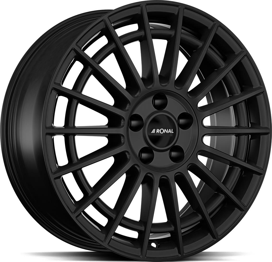 RONAL R73 Jet Black Matt 7,5x18 5/108 ET45 CB68,0