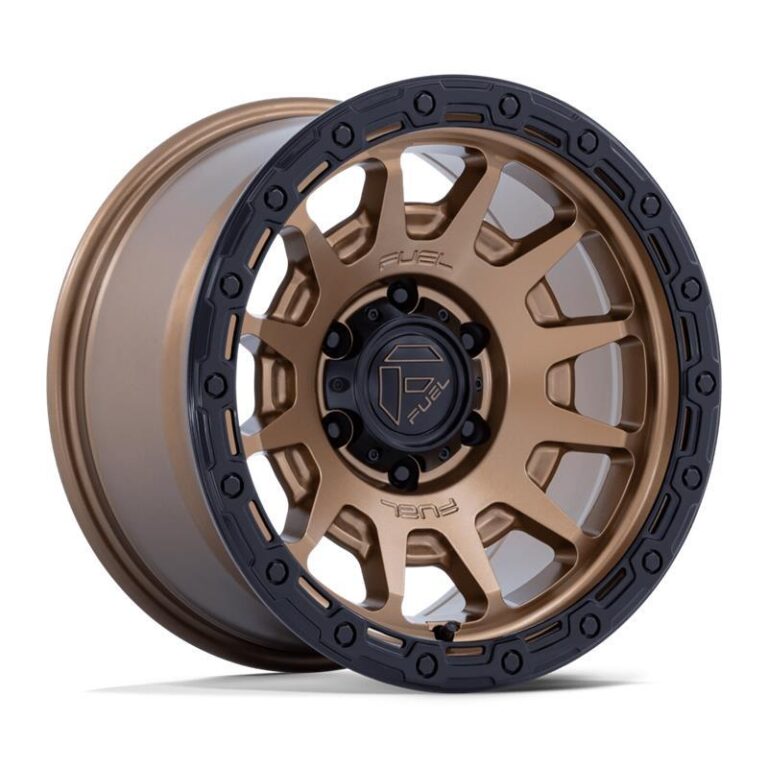 FC884 FORTRESS MATTE BRONZE W GLOSS BLACK LIP 8,5x17 5/127 ET25 CB71,5 60°