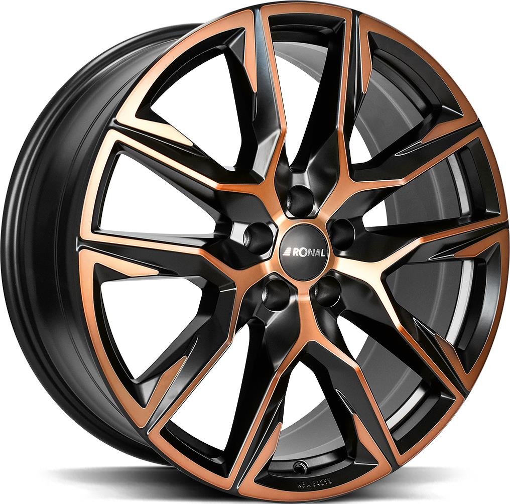 RONAL R71 Jet Black Copper Matt Front Cu 8,5x20 5/112 ET42 CB66,5