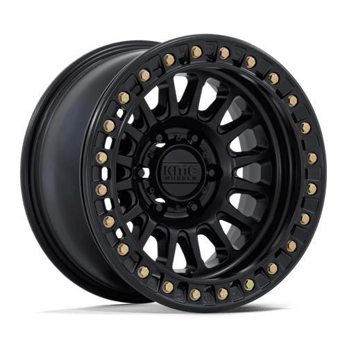 KM239 IMPACT BEADLOCK MATTE BLACK 9x17 6/135 ET1 CB87,1 60°
