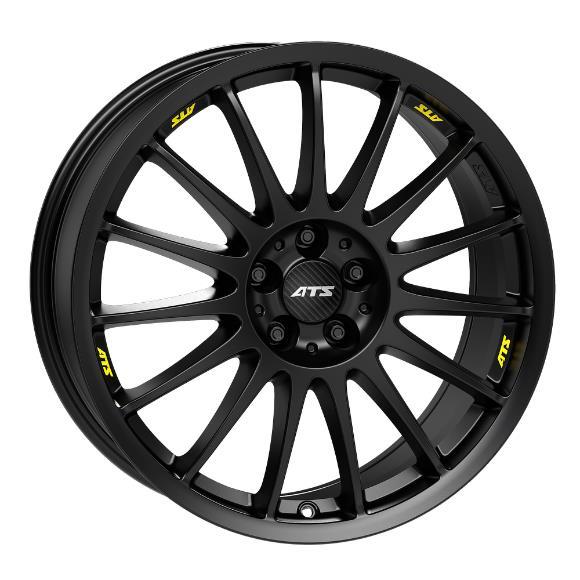 STREETRALLYE Matt Black 7x17 5/100 ET45 60°