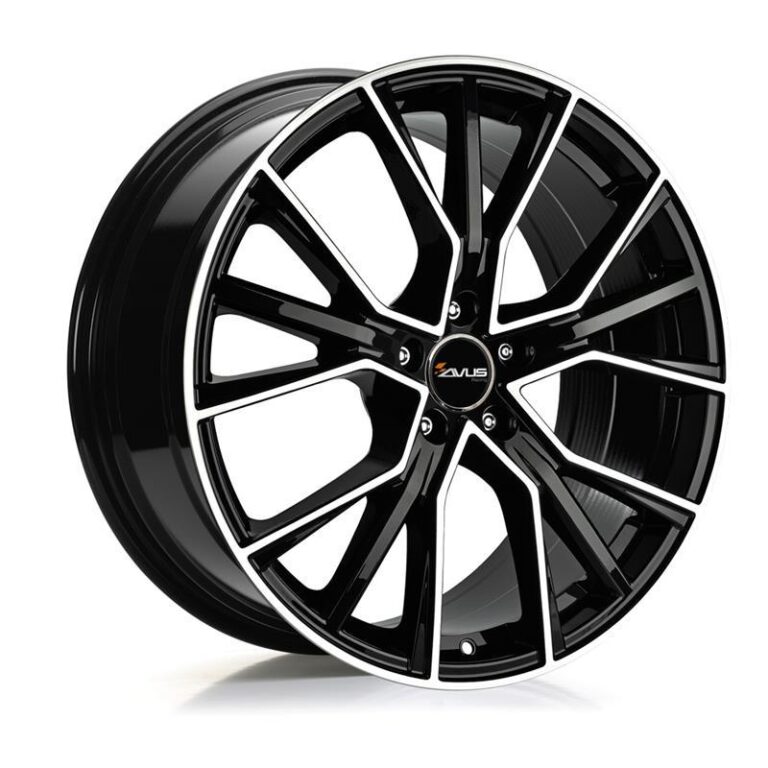 AF18 Gloss Black Polished 8x18 5/112 ET48 60°
