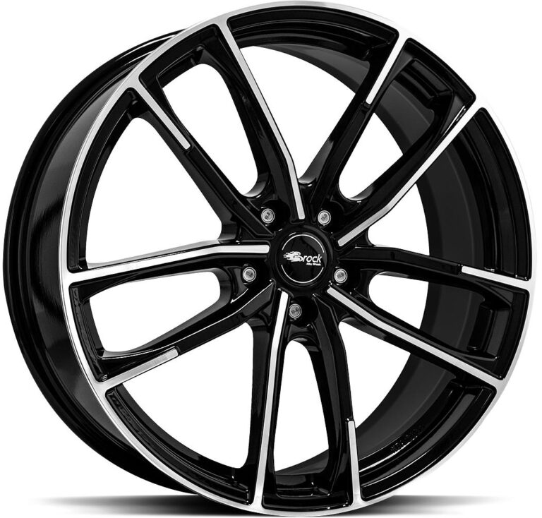BROCK B38 Black Full Pol 8x18 5/100 ET35 CB63,4 60°