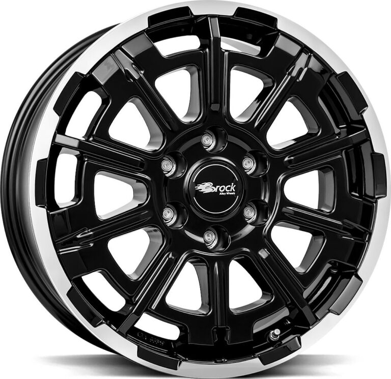 BROCK B45 Black Full Pol 7,5x18 6/139,7 ET33 CB100,1 60°