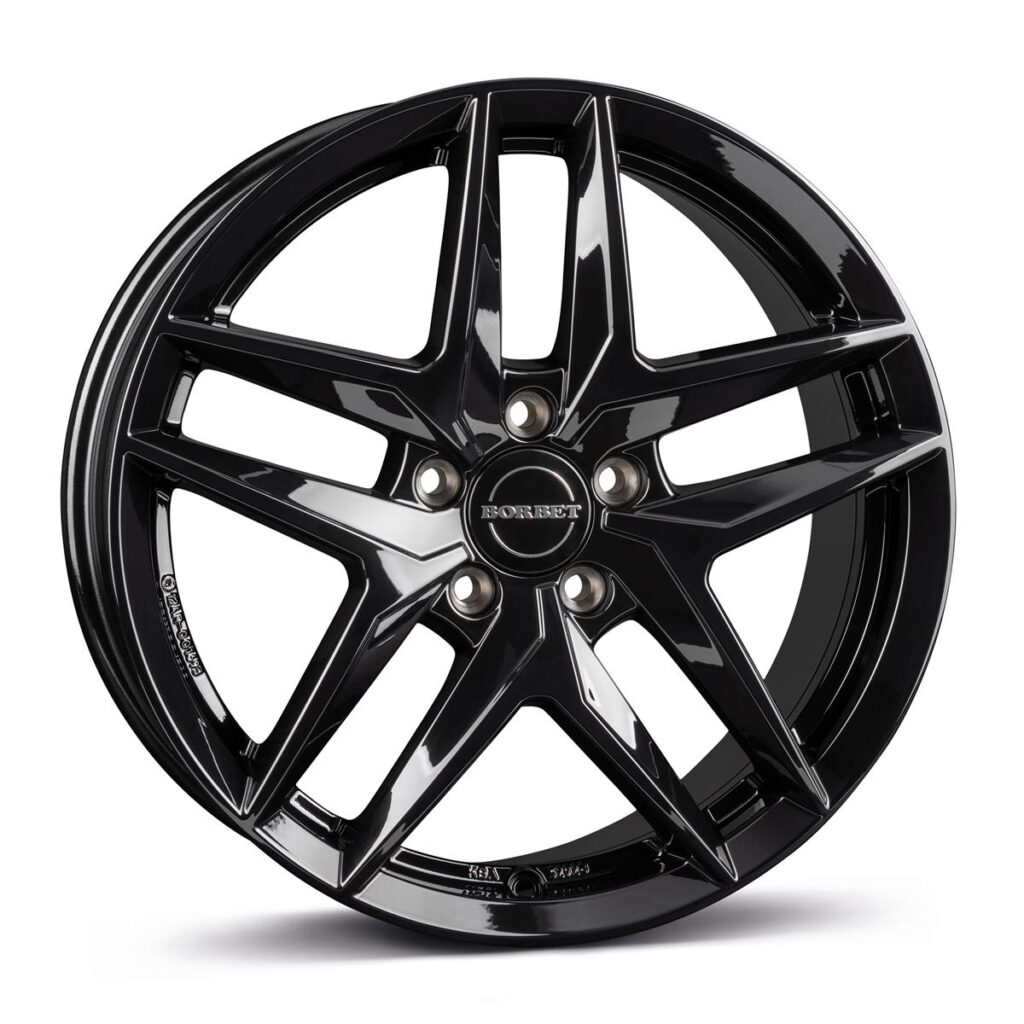 BORBET Z Black Gloss 7x17 5/112 ET44.5 CB66,6