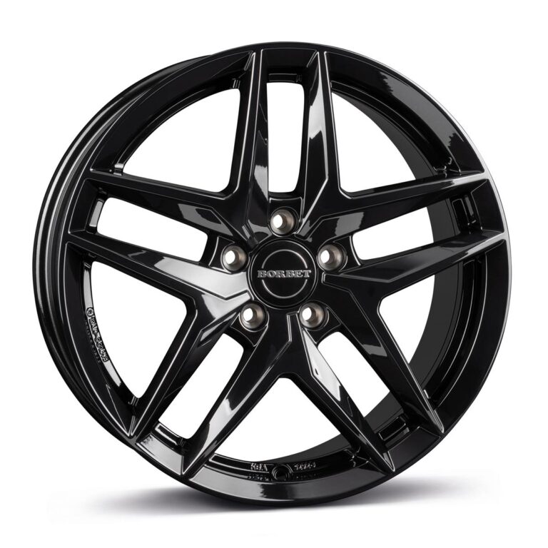 BORBET Z Black Gloss 7x17 5/112 ET44.5 CB66,6
