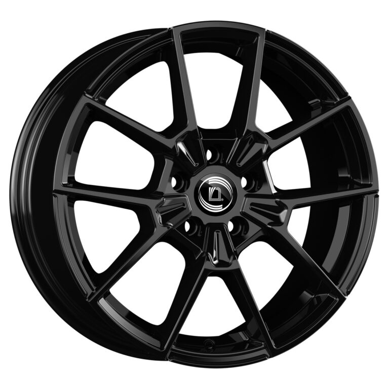 DIEWE Neve Glossy Black 6x16 5/100 ET35 CB57,1 VW cap R13