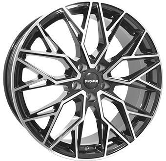 GP15 Black Polished 8x18 5/112 ET35 60°