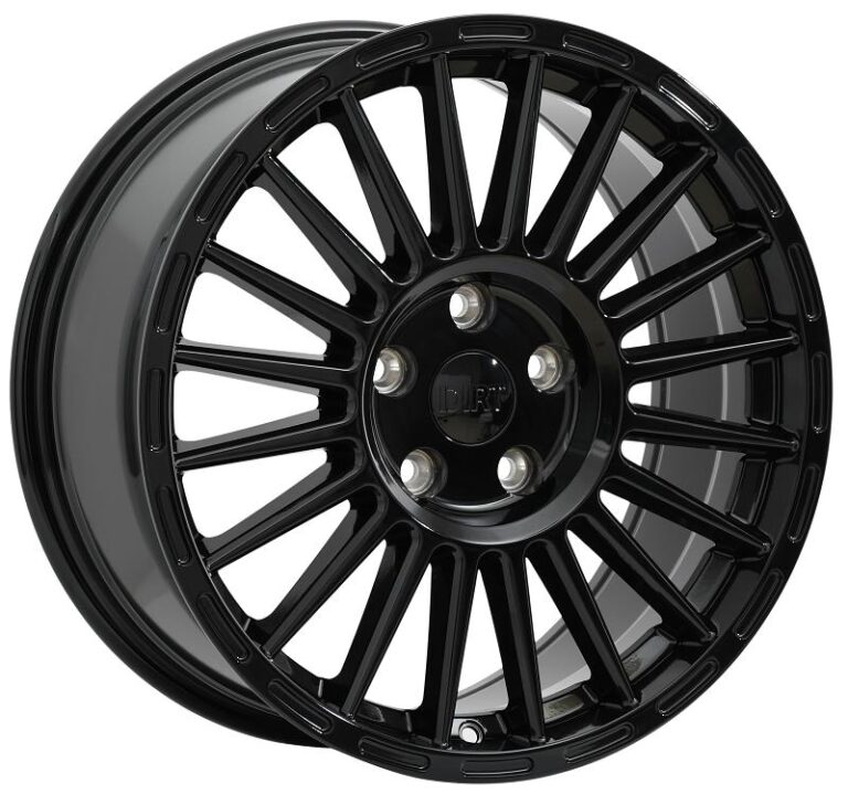 D75 Glossblack 8x17 5/120 ET45 CB74,1 60°