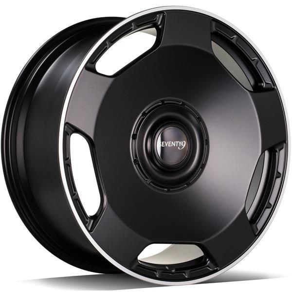 MF.6 Matt Black Machined Lip 10x23 5/130 ET25 CB84,1 60°