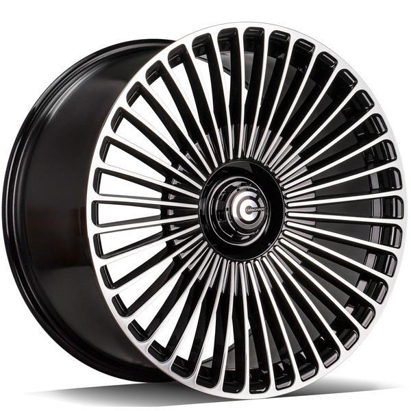 Hurricane Black Front Polished 10x21 5/112 ET50 CB66,6 60°