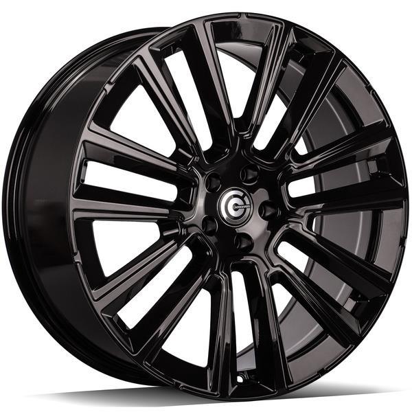 Knockout Black Glossy 8x19 5/108 ET42 CB67,1 60°