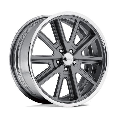 VN407 COBRA TWO-PIECE MAG GRAY CENTER POLISHED BAR 8x17 5/114,3 ET0 CB72,6 60°