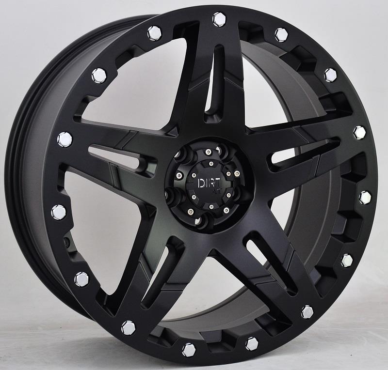 D66 Flatblack 9x18 5/120 ET25 CB65,1 60°