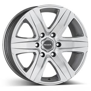 MAK Stone 6 Silver 8x18 6/114,3 ET45 CB66,1 60°