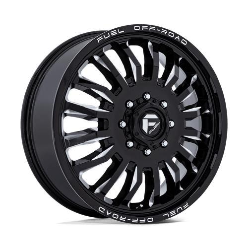D868 ARC DUALLY GLOSS BLACK MILLED 8,25x20 8/210 ET-227 CB154.3 60°