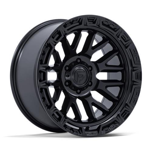 FC890 RAIL MATTE BLACK W/ GLOSS BLACK LIP 9x17 5/127 ET1 CB71.5 60°