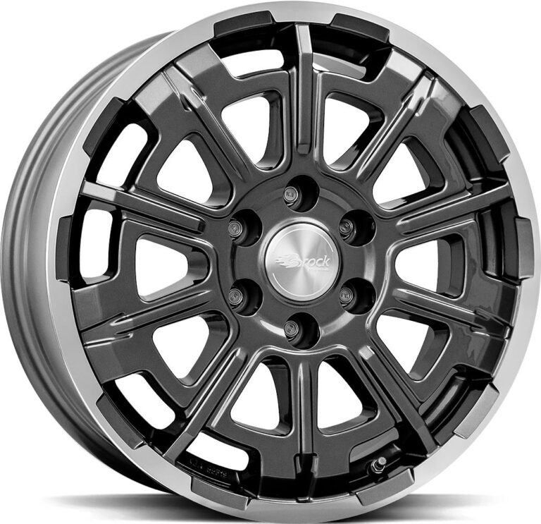 BROCK B45 Himalaya Grey Pol 7,5x18 5/130 ET43 CB84.1 60°