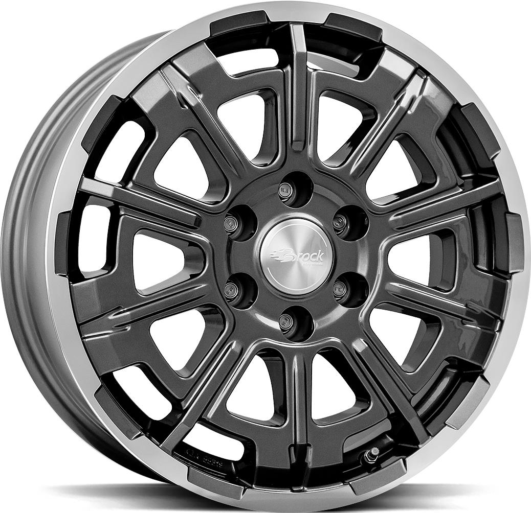 BROCK B45 Himalaya Grey Pol 7,5x18 5/130 ET43 CB84.1 60°