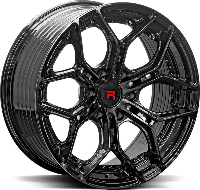 R-SERIES R20 Gloss Black 9x20 6/135 ET30 CB87.1 60°