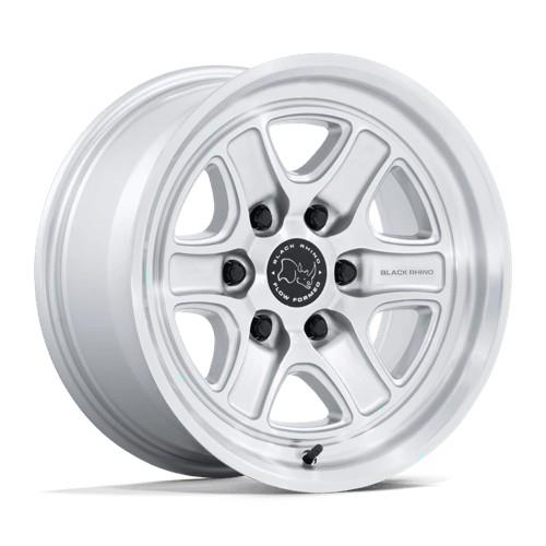 BR032 ECHO GLOSS SILVER W/ MACHINED FACE 8,5x17 6/139,7 ET0 CB106.1 60°