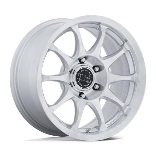 BR038 RONIN GLOSS SILVER W/ MACHINED FACE 8,5x17 5/127 ET0 CB71.5 60°