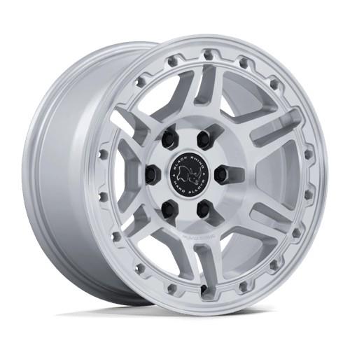 BR039 VANGUARD GLOSS SILVER W/ MACHINED FACE 8x17 6/114,3 ET32 CB66.1 60°