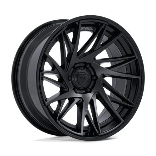 FC405 DYNAMO MATTE BLACK W/ GLOSS BLACK LIP 10x20 5/127 ET-18 CB71.5 60°