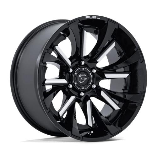 FC895 TANTRUM GLOSS BLACK MILLED 10x20 5/127 ET-18 CB71.5 60°