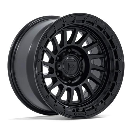 FC897 HAVOC MATTE BLACK W/ GLOSS BLACK LIP 9x17 5/127 ET-12 CB71.5 60°