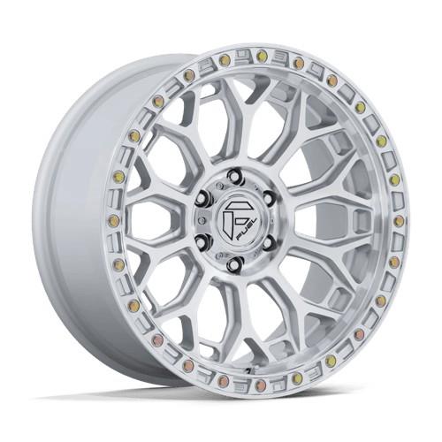 FC901 TALON GLOSS SILVER W/ MACHINED FACE 8,5x17 6/139,7 ET25 CB106.1 60°