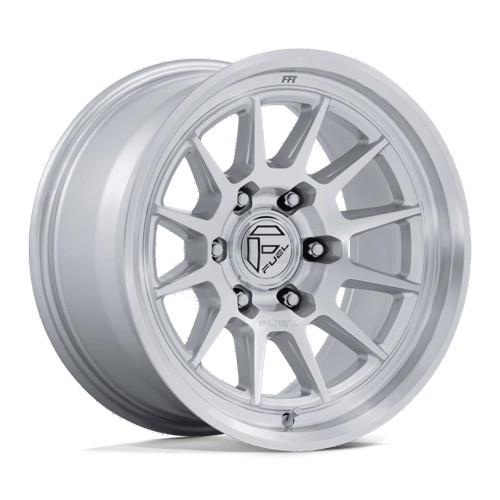 FC902 SPUR GLOSS SILVER W/ MACHINED FACE 8,5x17 6/139,7 ET25 CB106.1 60°