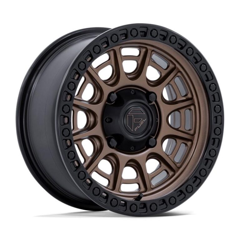 FV832 CYCLE UTV MATTE BRONZE W/ MATTE BLACK LIP 7x15 4/156 ET10 CB115.1 60°