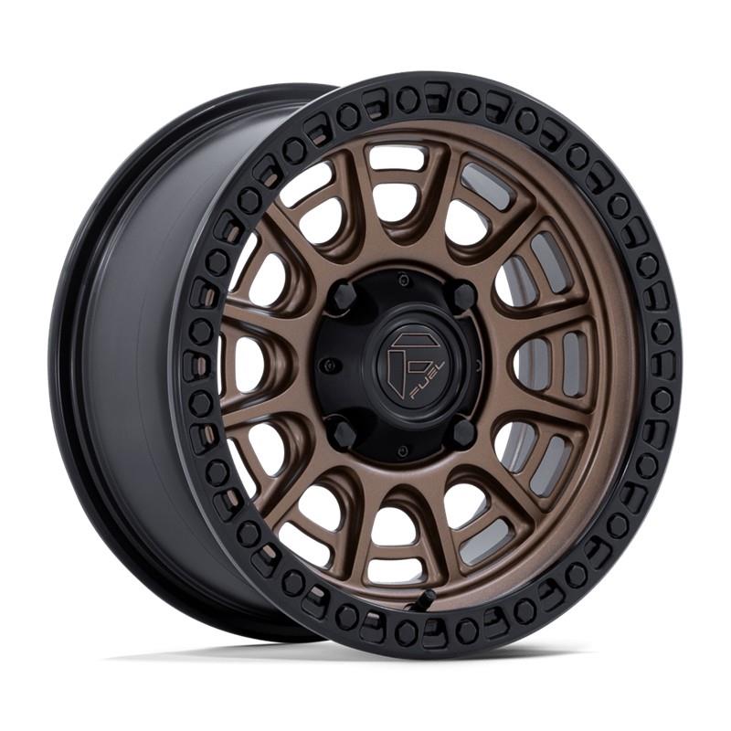 FV832 CYCLE UTV MATTE BRONZE W/ MATTE BLACK LIP 7x15 4/156 ET10 CB115.1 60°