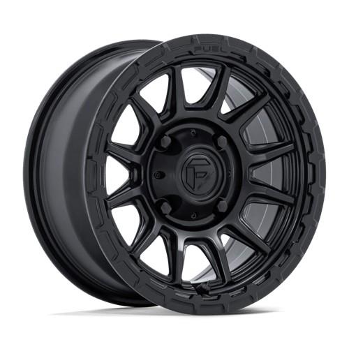 FV866 PISTON UTV MATTE BLACK W/ GLOSS BLACK LIP 7x15 5/114,3 ET38 CB72.6 60°